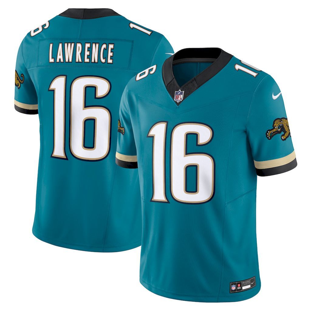 Mens Jacksonville Jaguars Trevor Lawrence Nike Teal Prowler Throw (3).jpg