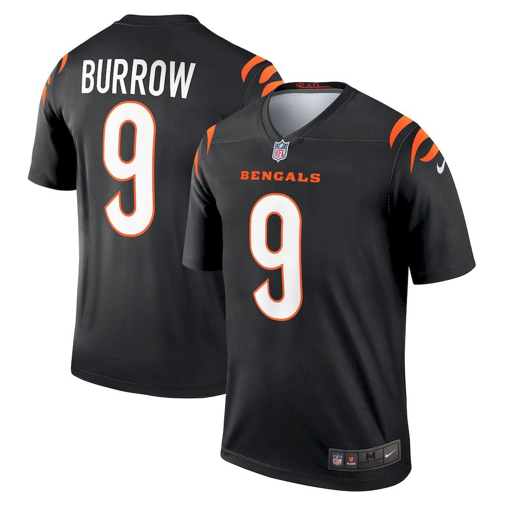 Mens Cincinnati Bengals Joe Burrow Nike Black Legend Jersey.jpg