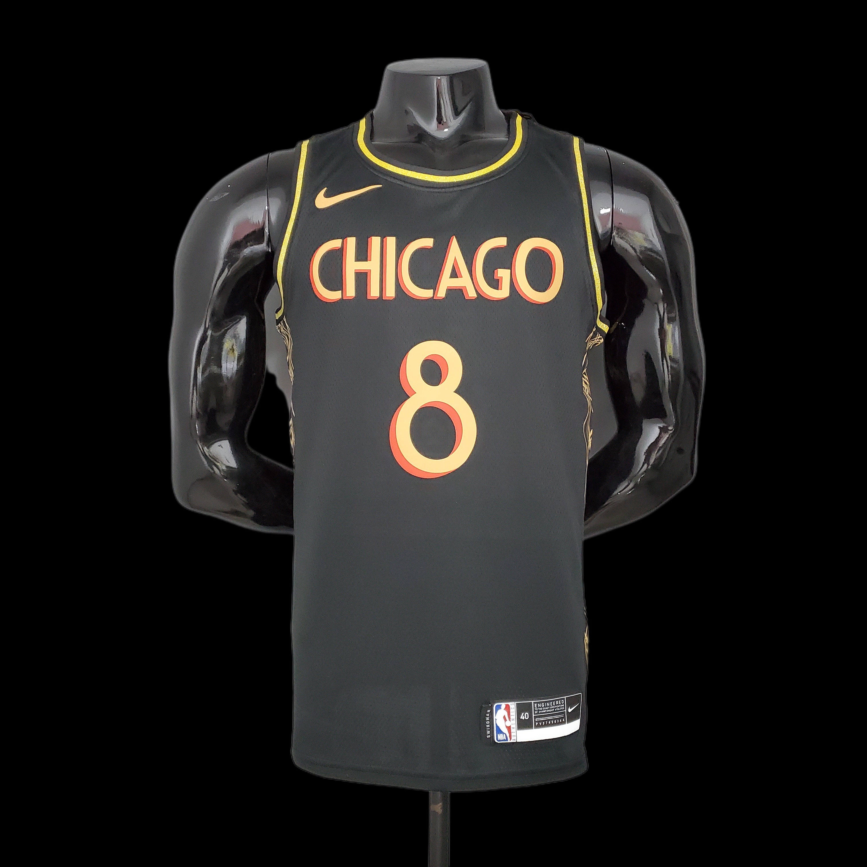 New Bull LAVINE#8 Team City Edition Black S-XXL