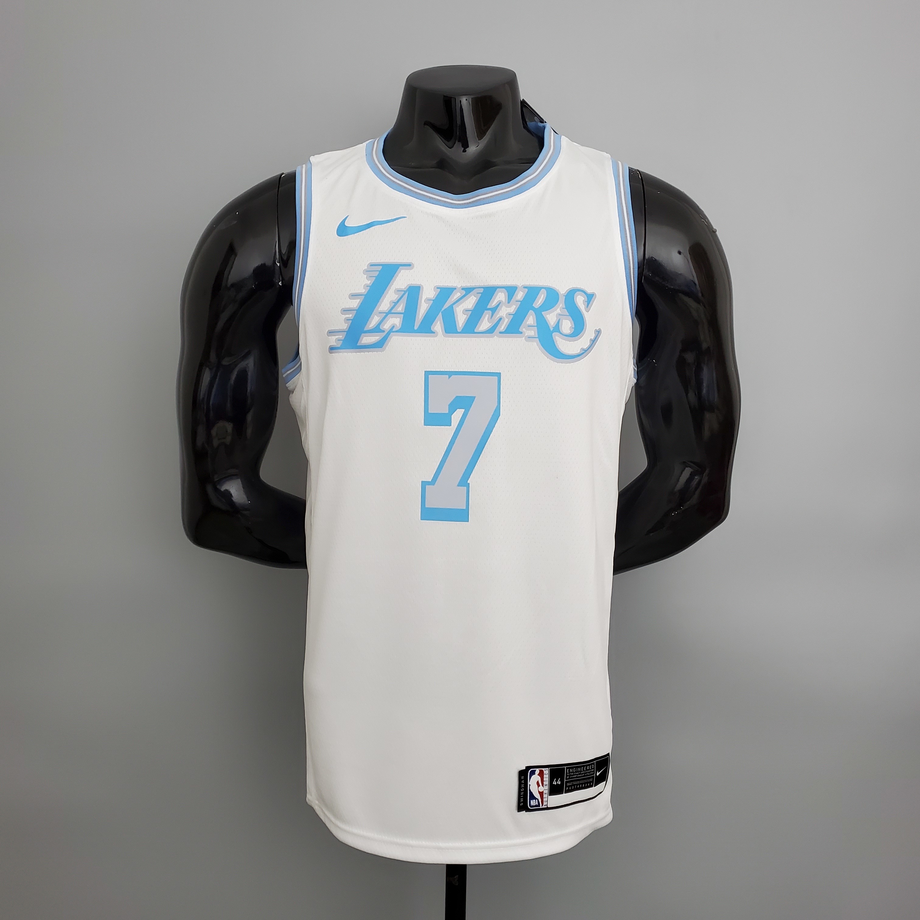 2021 Anthony#7 Lakers Retro White NBA Jersey S-XXL