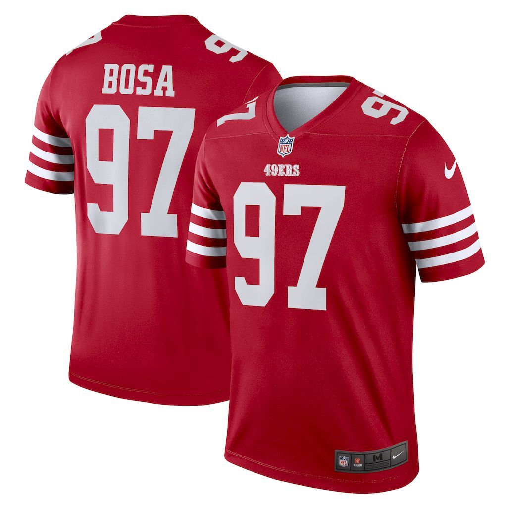 Mens San Francisco 49ers Nick Bosa Nike Scarlet Legend Jersey.jpg