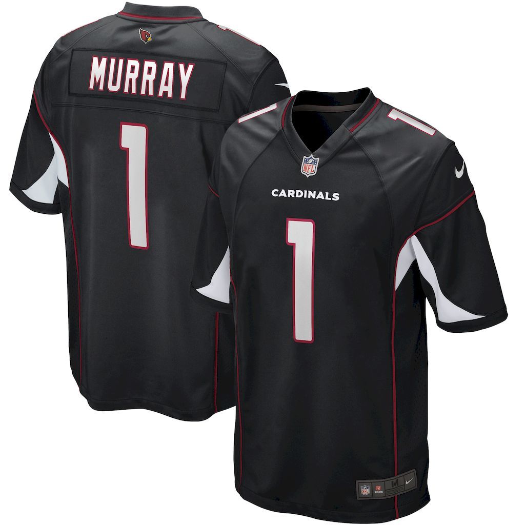 Mens Arizona Cardinals Kyler Murray Nike Black Alternate Game Jer.jpg
