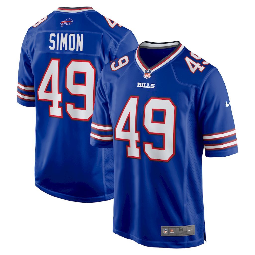 Mens Buffalo Bills Shayne Simon Nike  Royal Game Jersey.jpg