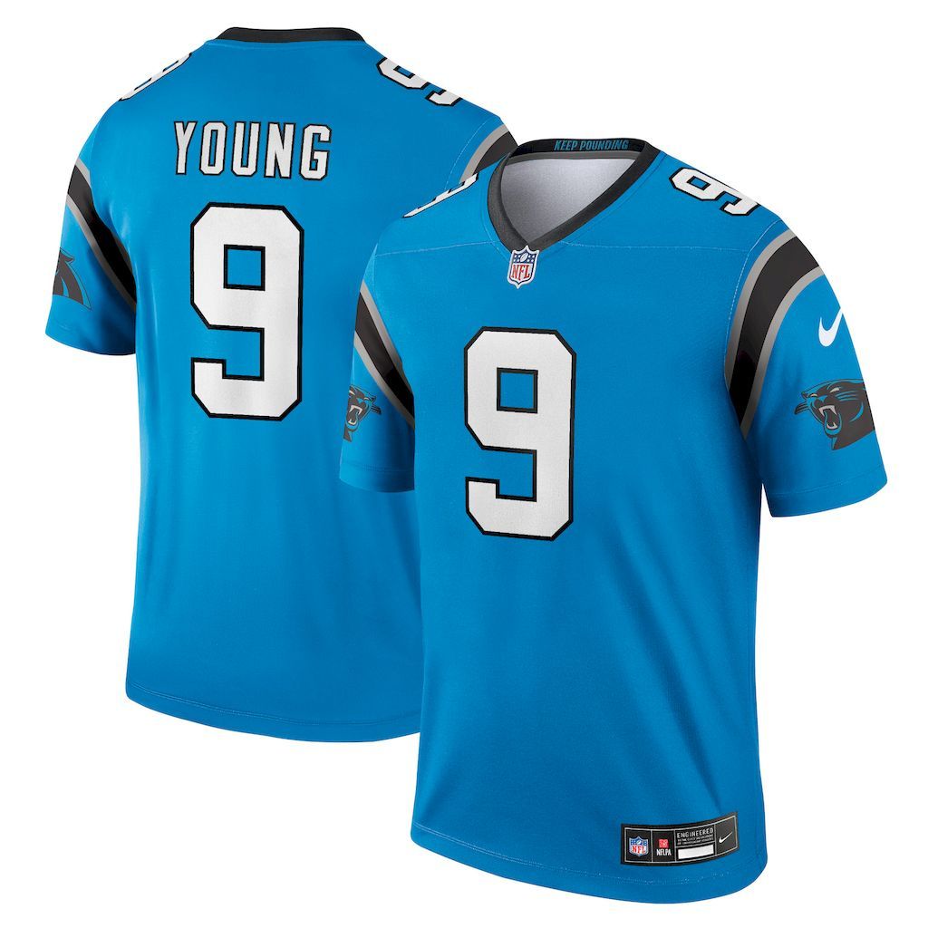Mens Carolina Panthers Bryce Young Nike Blue  Legend Jersey.jpg