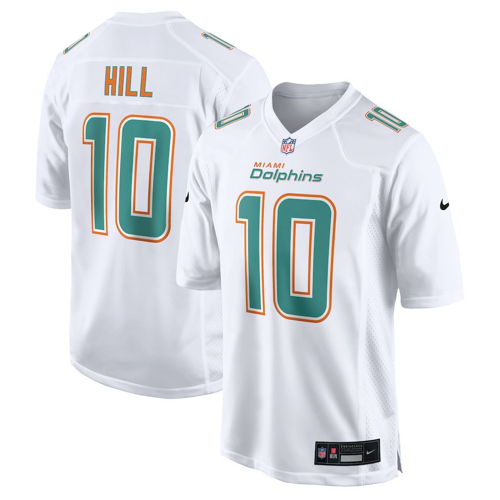 Mens Miami Dolphins Tyreek Hill Nike White Fashion Game Jersey.jpg