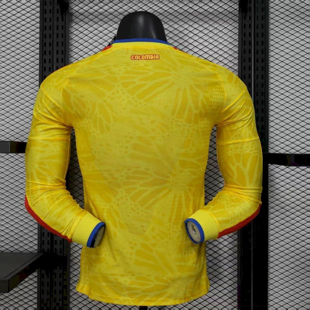 Player Colombia Home Long Sleeve FIFA World Cup 2026 New Season Football Jersey Sports Shirt (3).jpg