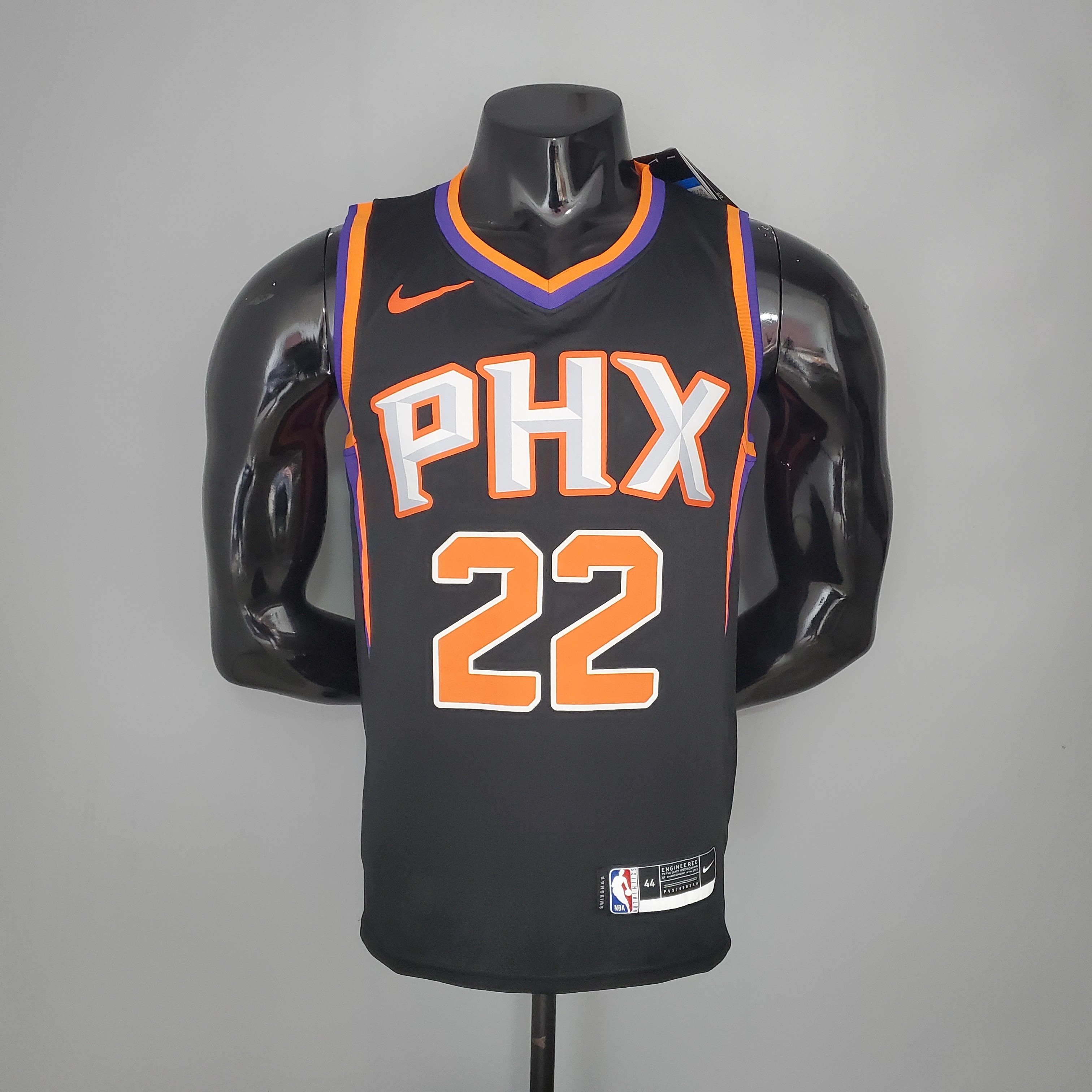 2021 AYTON#22 Suns Black NBA Jersey S-XXL