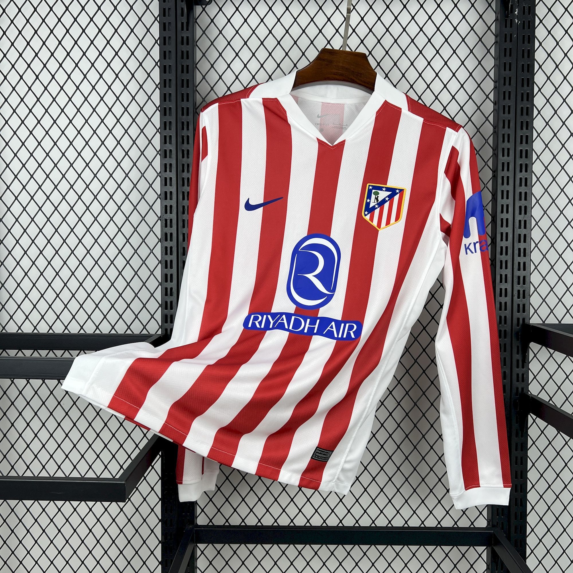 Mens Atletico Madrid 2025/26 Third Long Sleeve Jersey