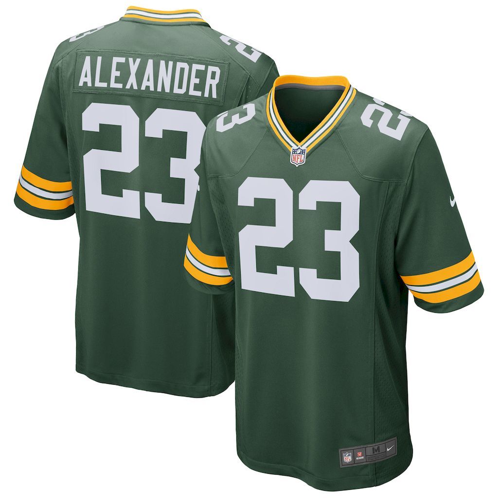 Mens Green Bay Packers Jaire Alexander Nike Green Game Jersey.jpg