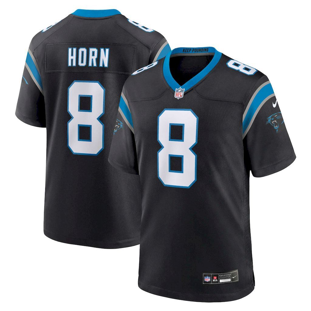 Mens Carolina Panthers Jaycee Horn Nike Black Game Jersey.jpg
