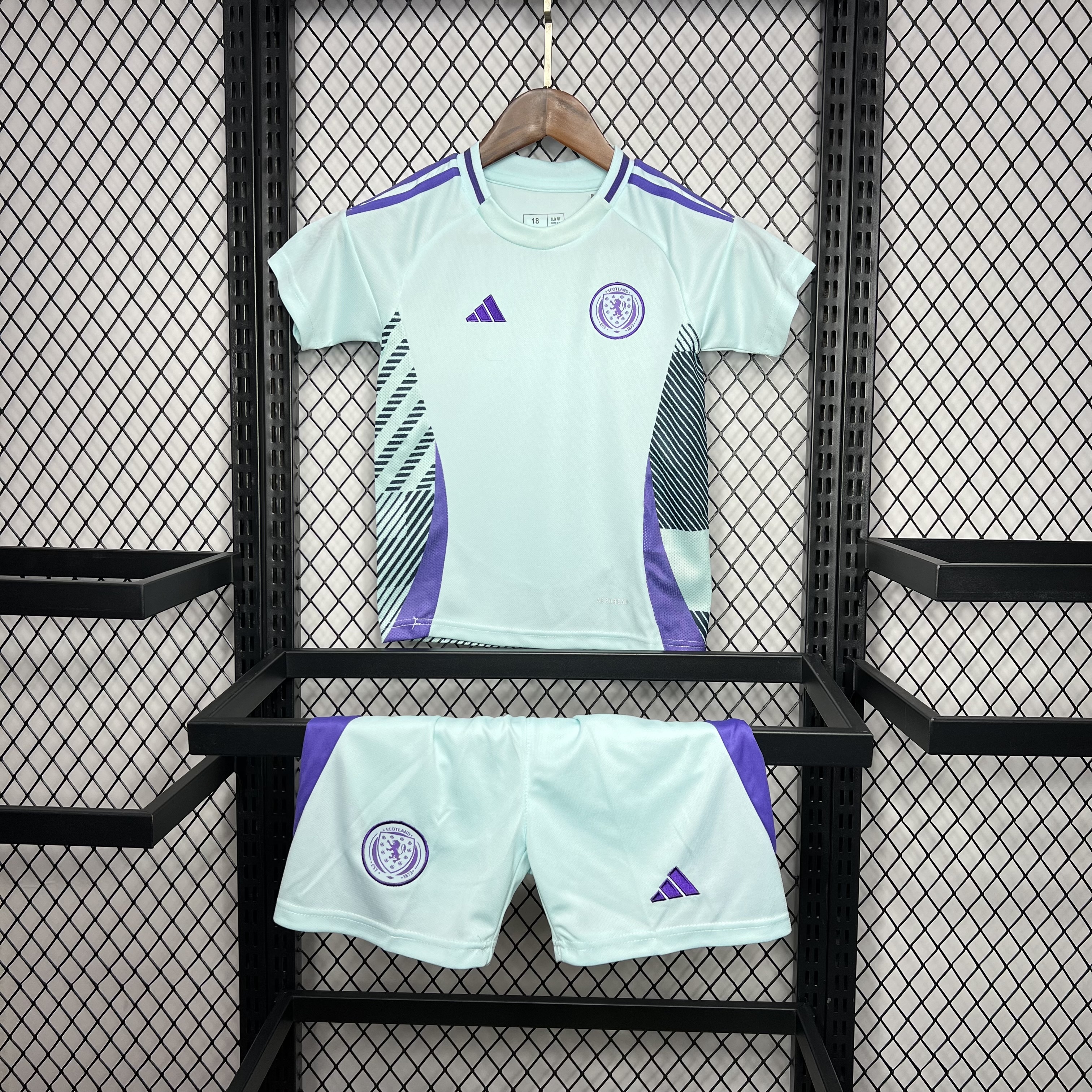 Scotland 2024/25 Euro Away Kids Kit