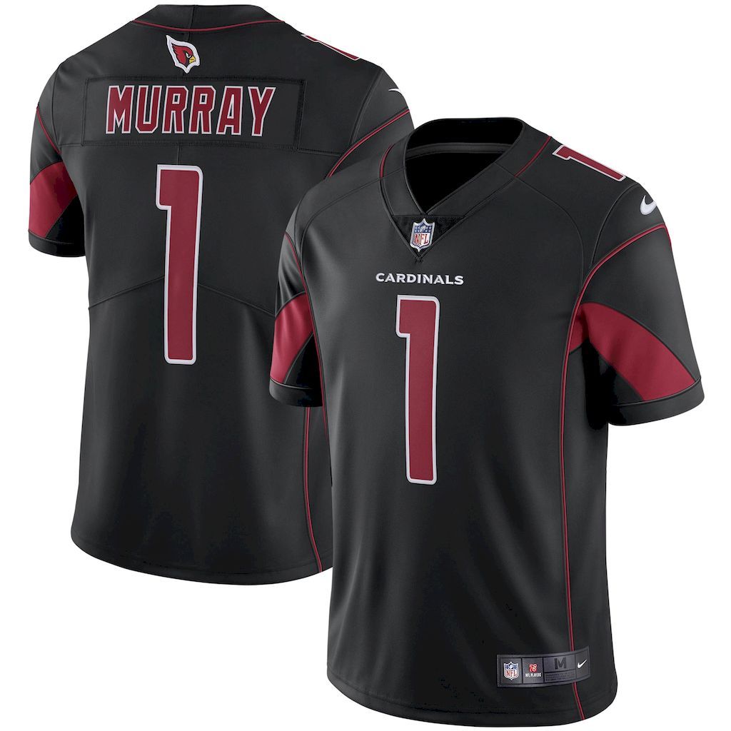 Mens Arizona Cardinals Kyler Murray Nike Black Color Rush Vapor L.jpg