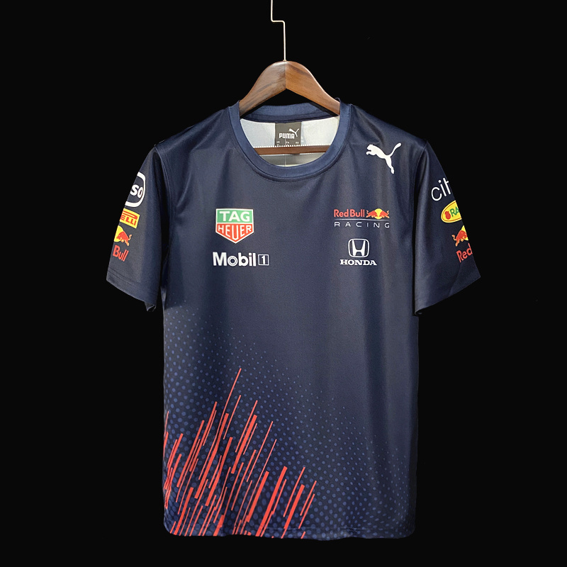 F1 Red Bull round neck racing suit s-5xl