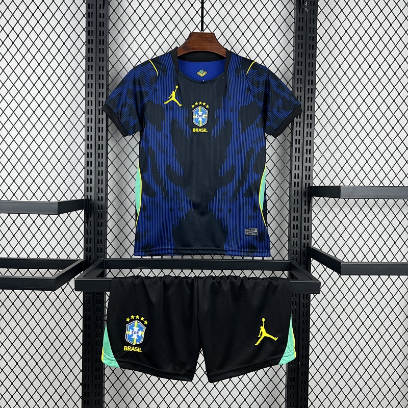 Kids Brazil 2026 World Cup Away Kit