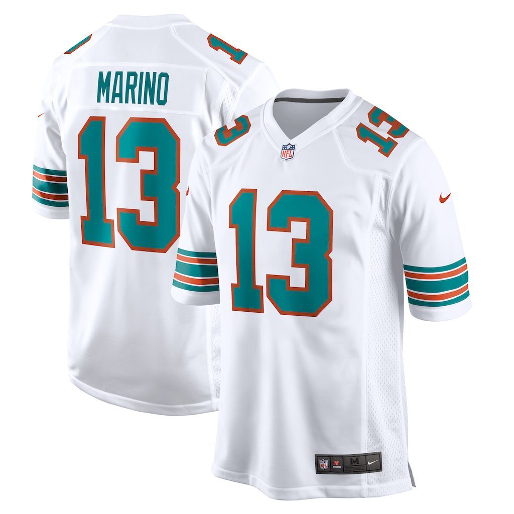 Mens Miami Dolphins Dan Marino Nike White Retired Player Jersey.jpg