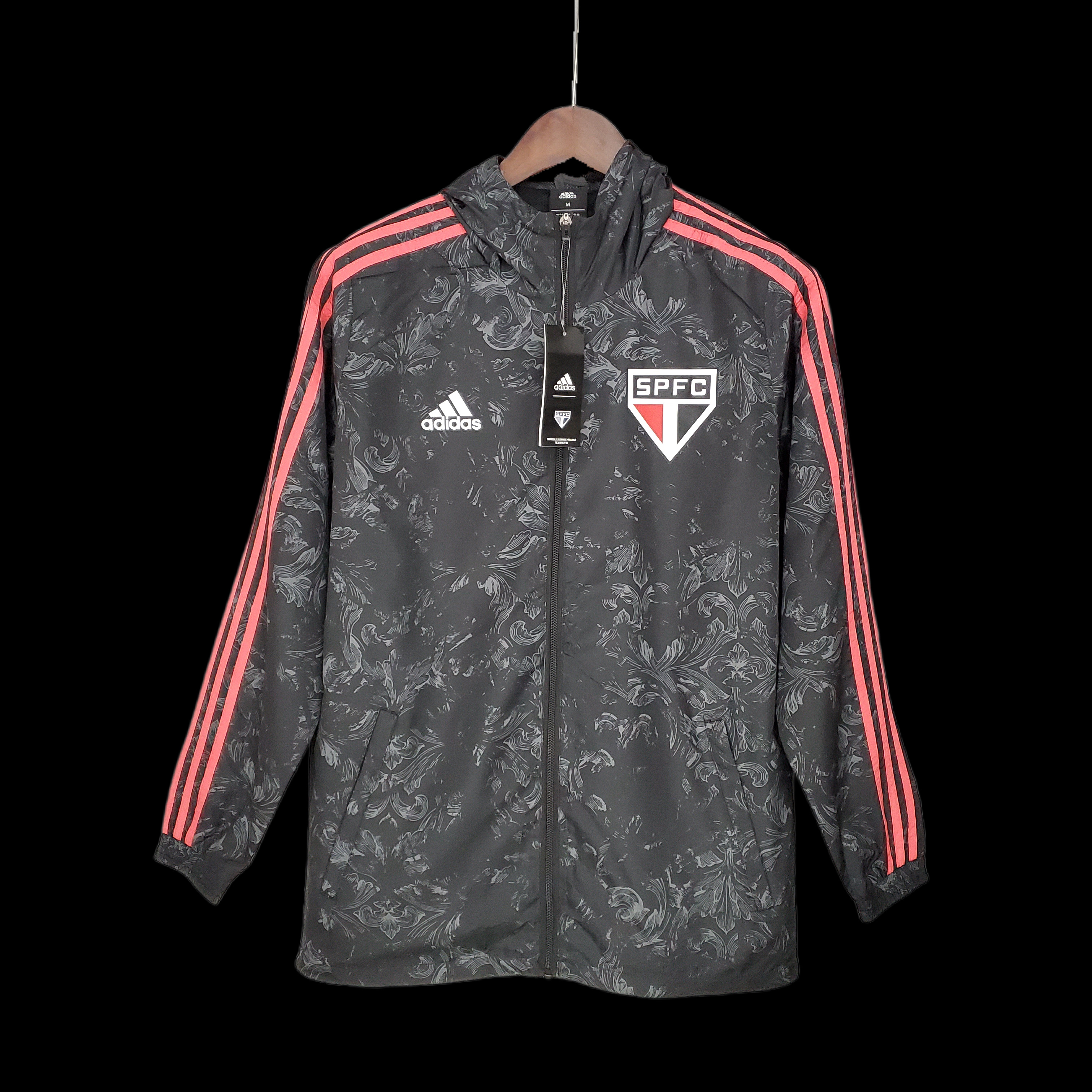 21/22 Windbreaker Sao Paulo Black Pattern S-XXL