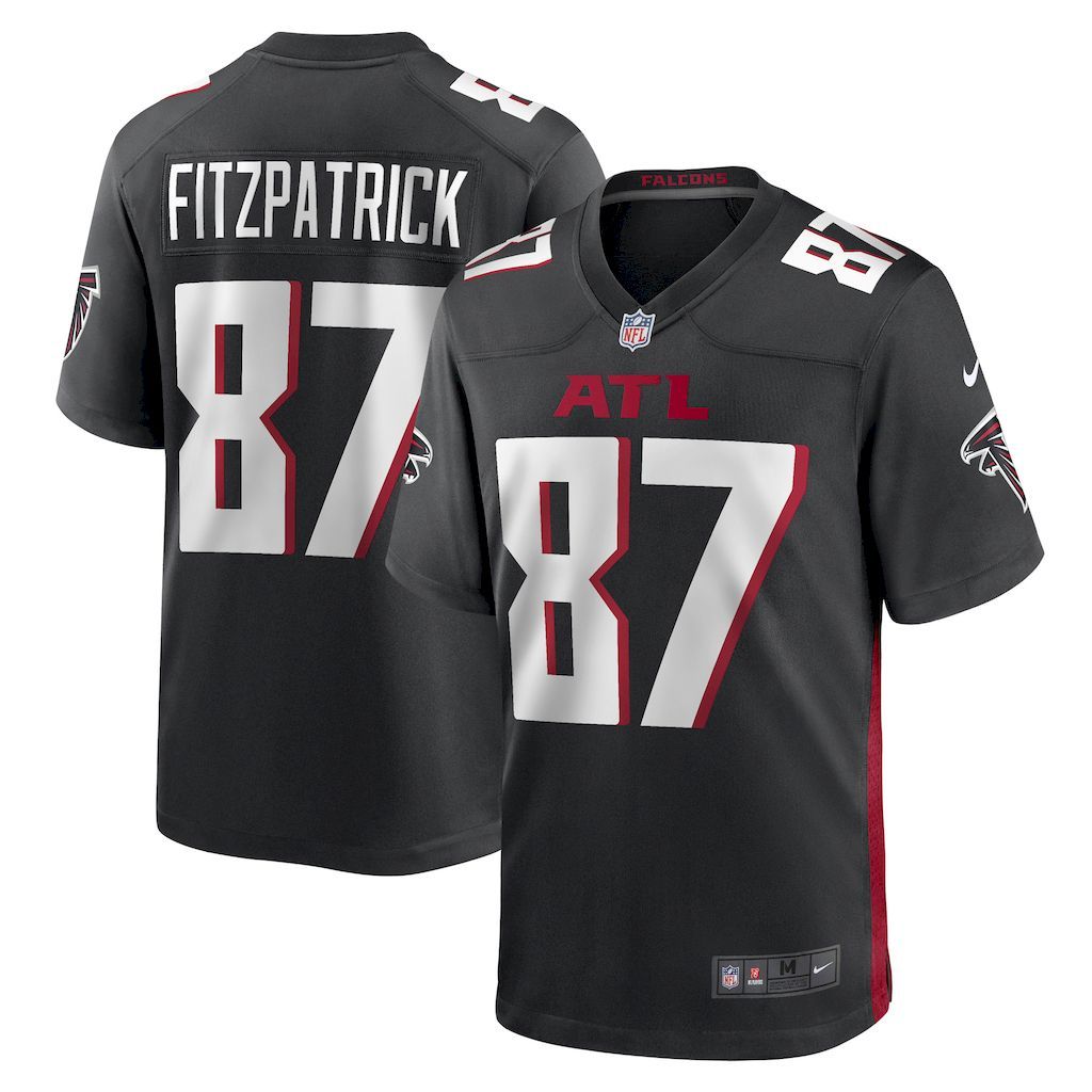 Mens John FitzPatrick Atlanta Falcons Nike Black Game Player Jers.jpg