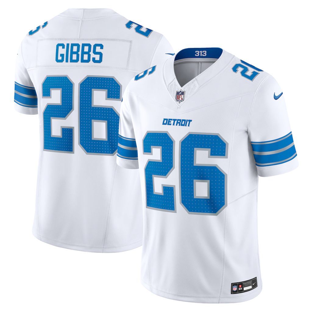 Mens Detroit Lions Jahmyr Gibbs Nike White Vapor F.U.S.E. Limited.jpg