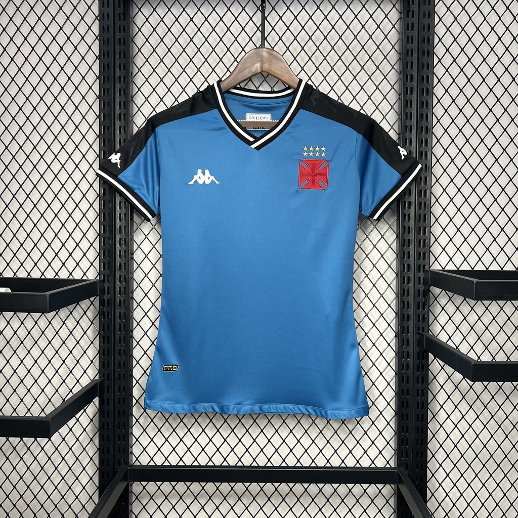 Vasco Da Gama 2024/25 Womens Pre-Match Sky Blue Jersey S-XXL