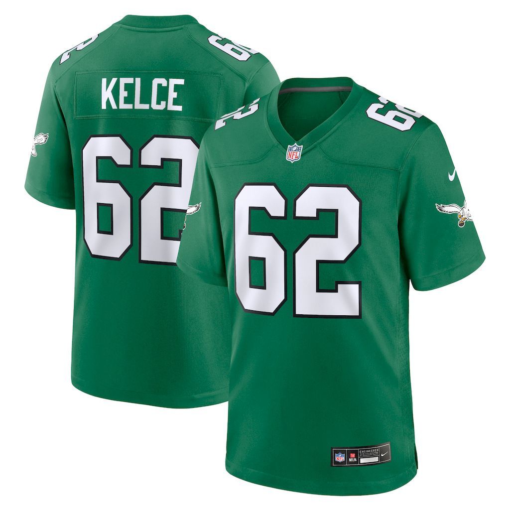 Mens Philadelphia Eagles Jason Kelce Nike Kelly Green Alternate G.jpg