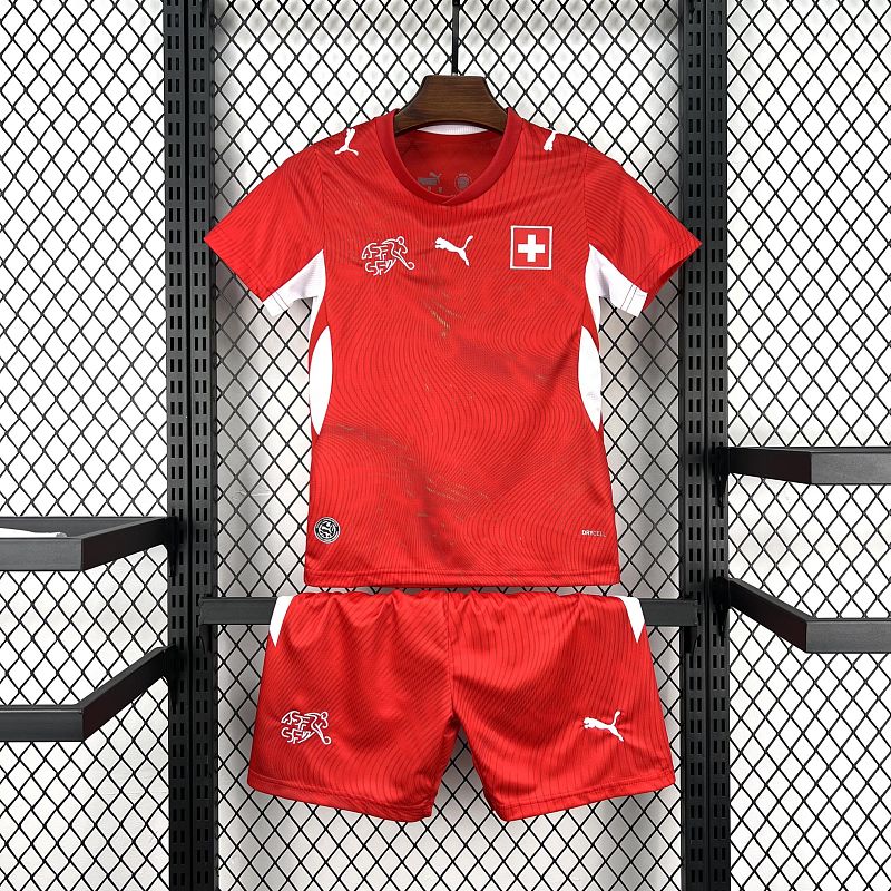 Kids Switzerland 2026 World Cup Home Kit