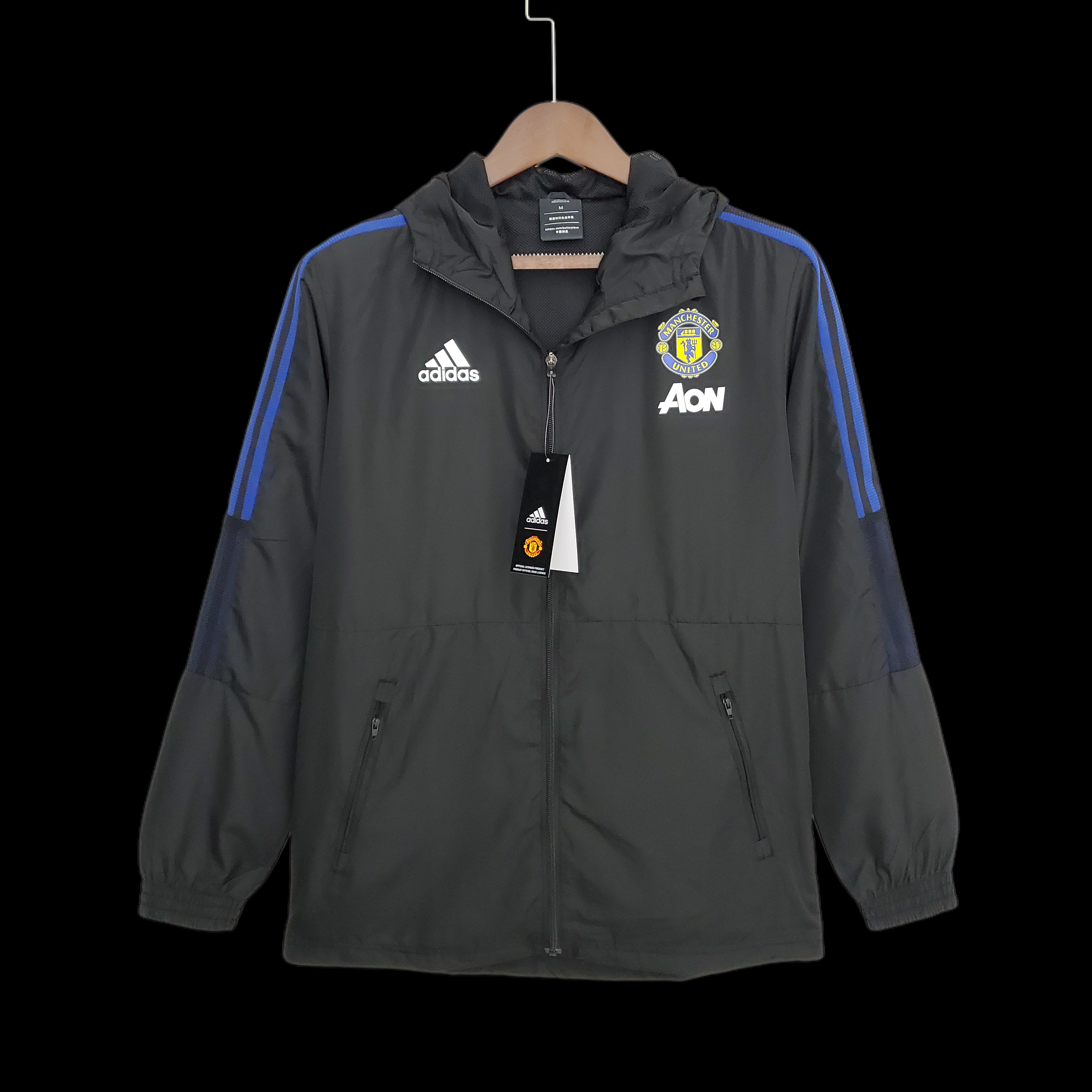 2022 M-U Windbreaker Black S-XXL