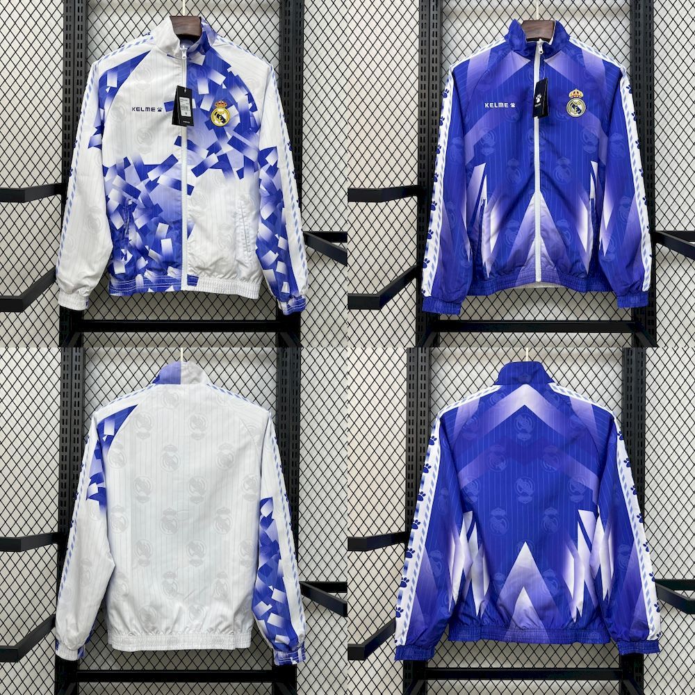 Real Madrid 2025 Double-Sided Windbreaker