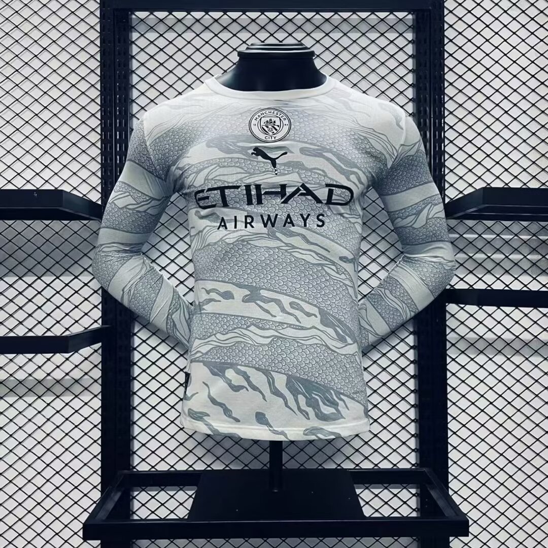 Manchester City 2024/25 Special Edition Long Sleeves Jersey – Player Versi