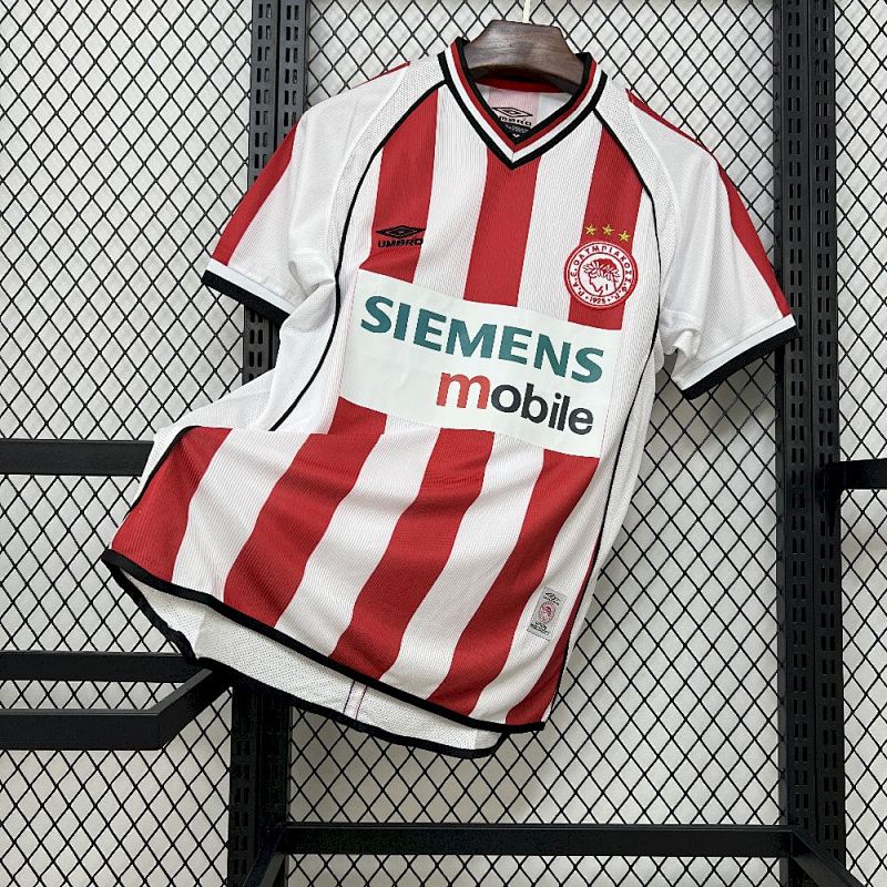 Retro Olympiacos FC 2001/02 Home Jersey