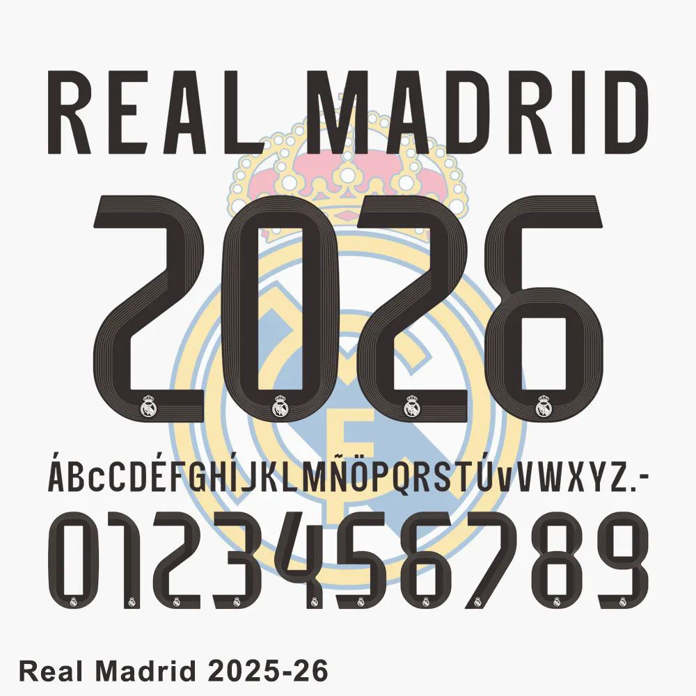 Real Madrid 2025-26 font preview with TTF, OTF, AI, CDR, and PDF files 拷贝.jpg