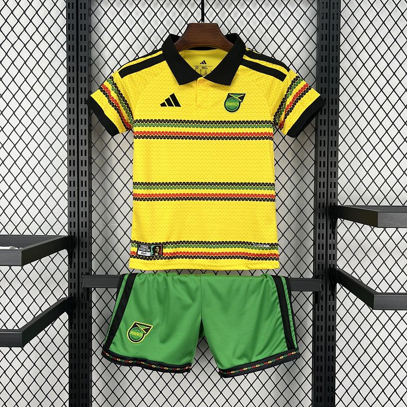 Kids Jamaica x Bob Marley 2026 Home Jersey Kit