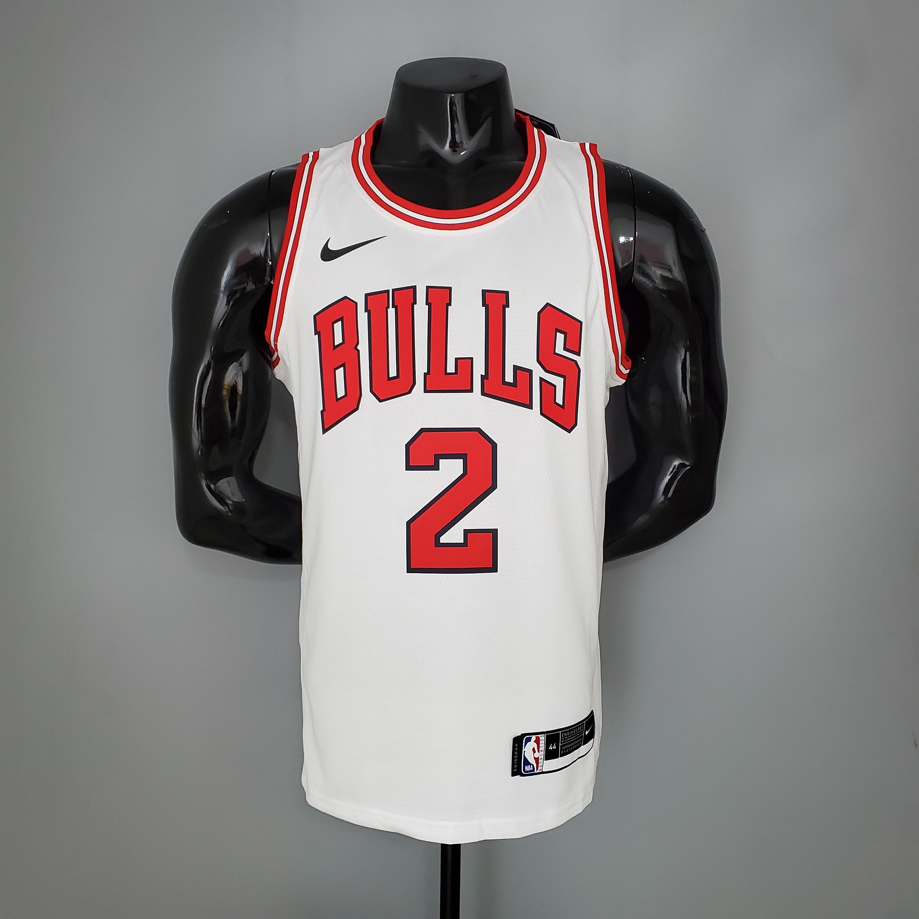 BALL#2 Chicago Bulls white NBA jersey Size S-XXL