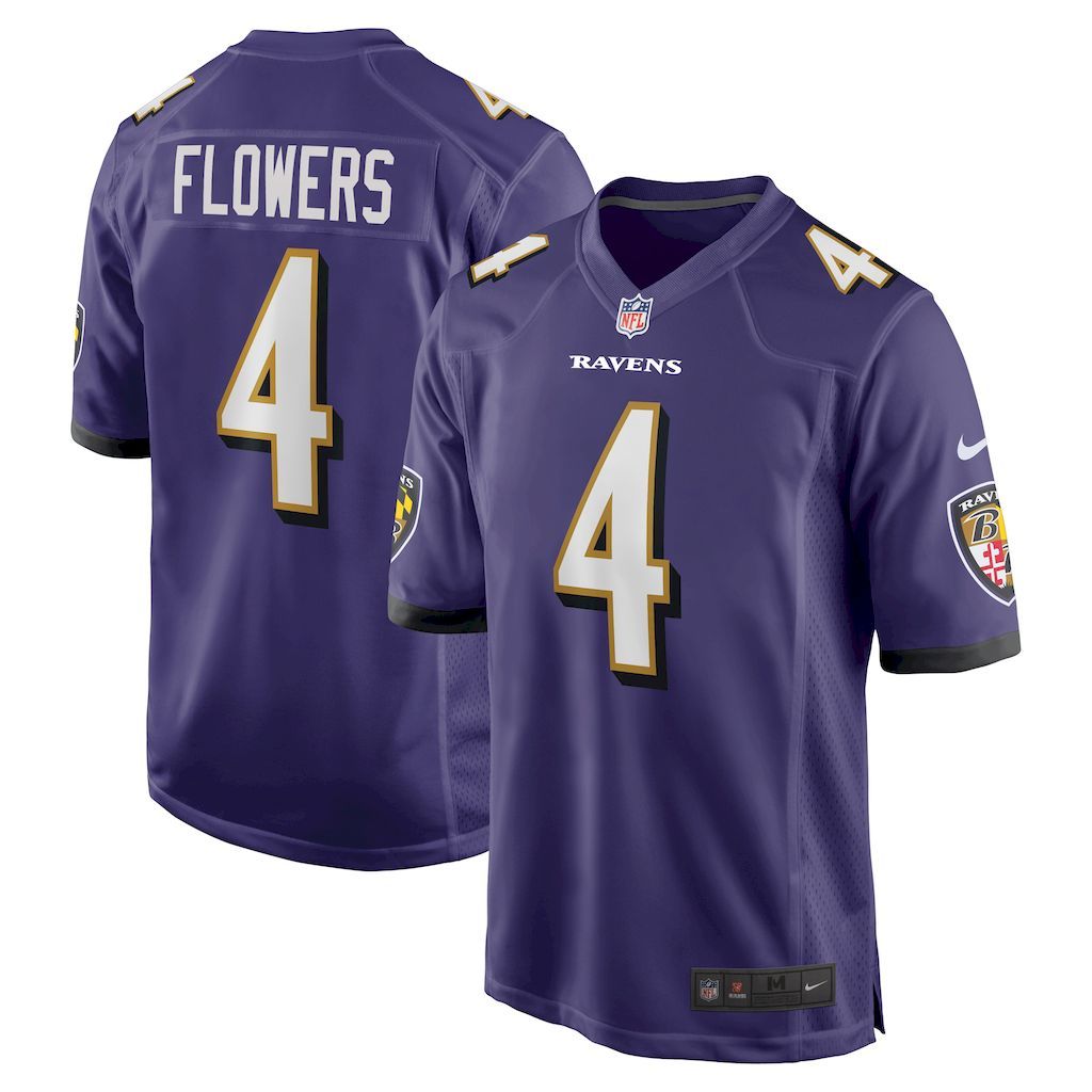 Mens Baltimore Ravens Zay Flowers Nike Purple 2023 NFL Draft Firs.jpg