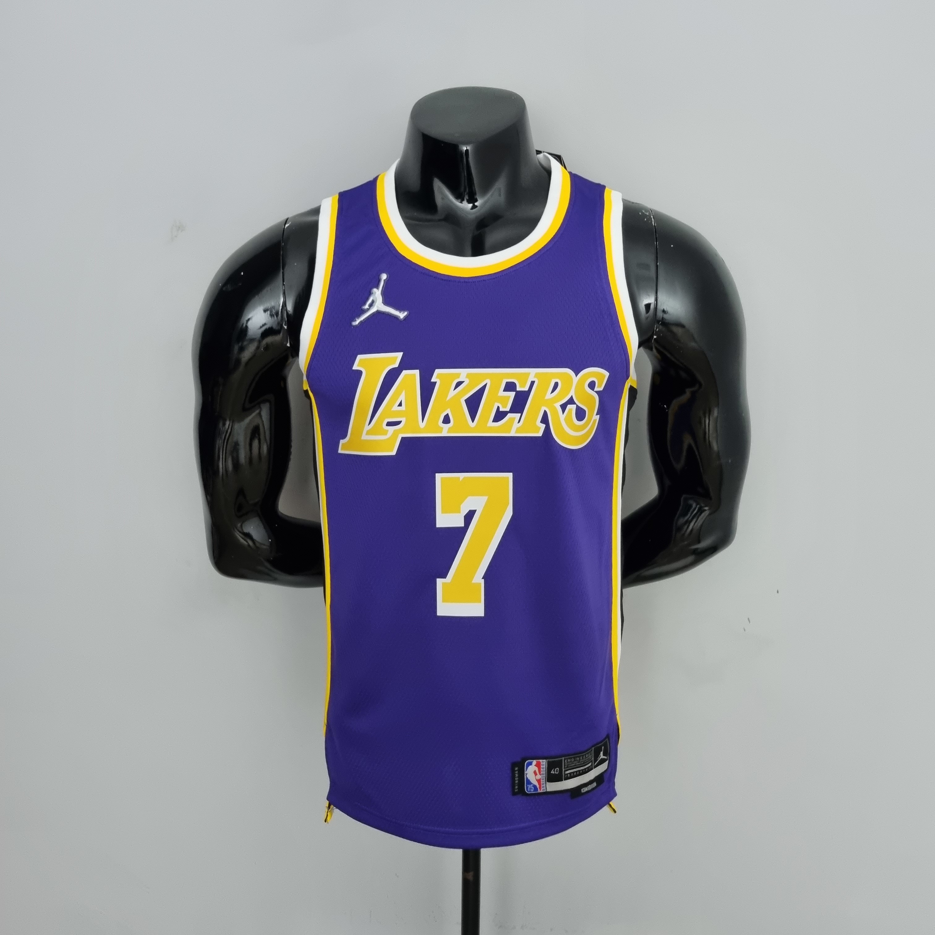 75th Anniversary Anthony #7 Los Angeles Lakers Jordan Purple NBA Jersey S-XXL