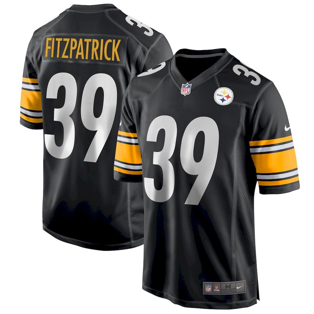 Mens Pittsburgh Steelers Minkah Fitzpatrick Nike Black Game Jerse.jpg