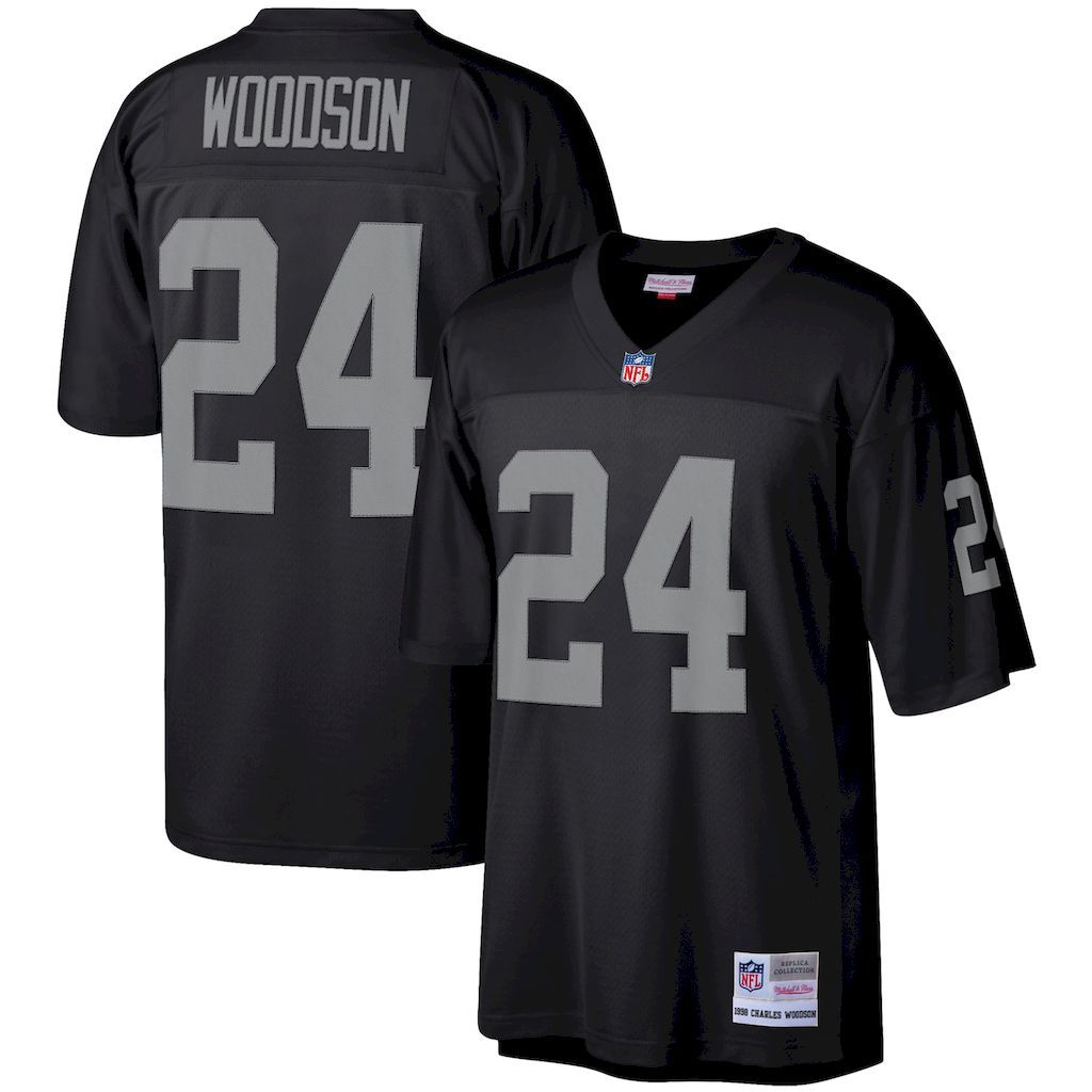 Mens Las Vegas Raiders Charles Woodson Mitchell  Ness Black Legac.jpg
