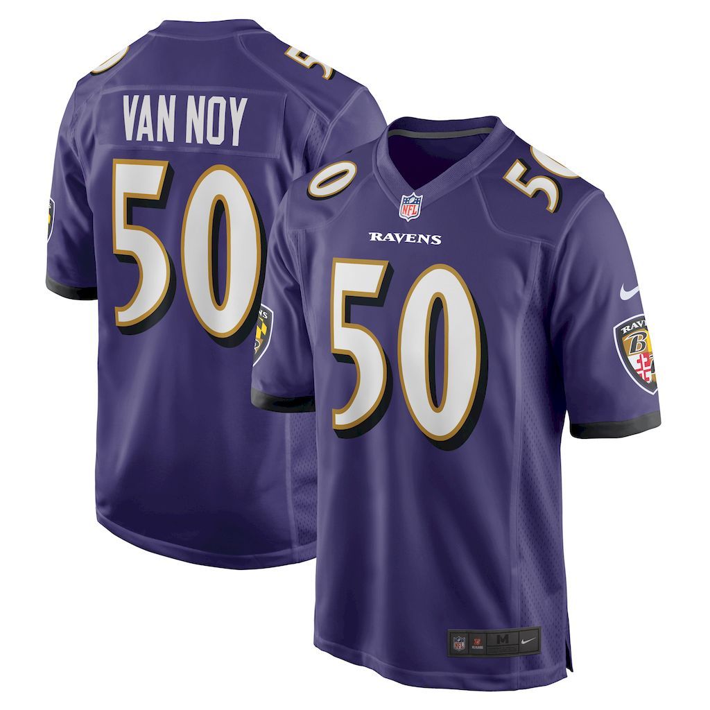 Mens Baltimore Ravens Kyle Van Noy Nike  Purple  Game Jersey.jpg