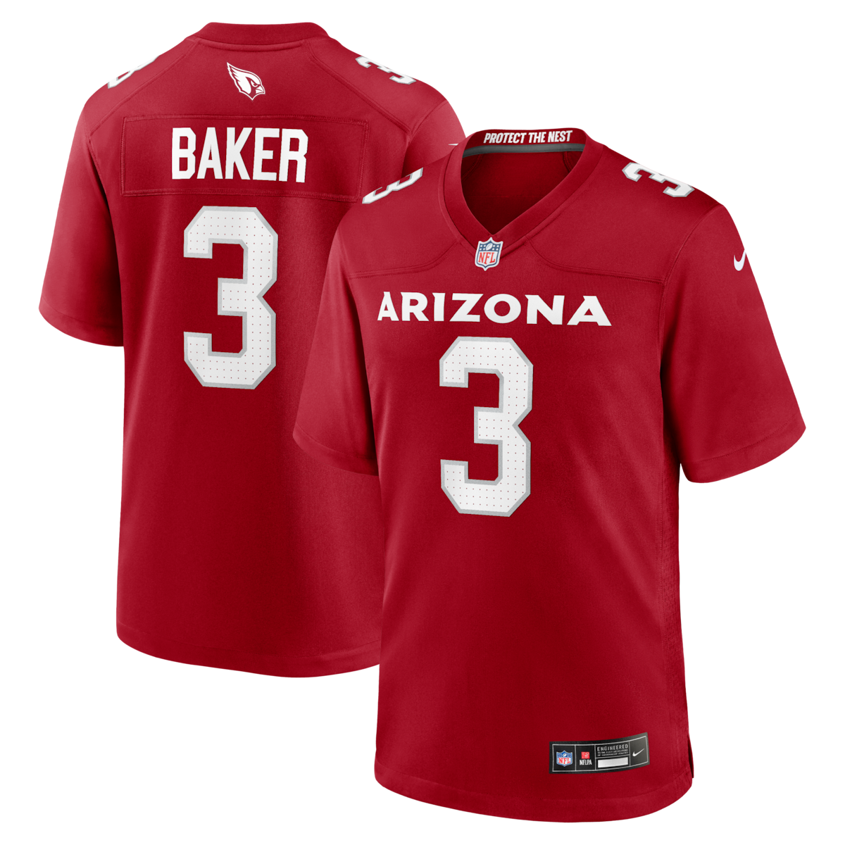 Mens Arizona Cardinals Budda Baker Nike Cardinal Game Player Jersey.png