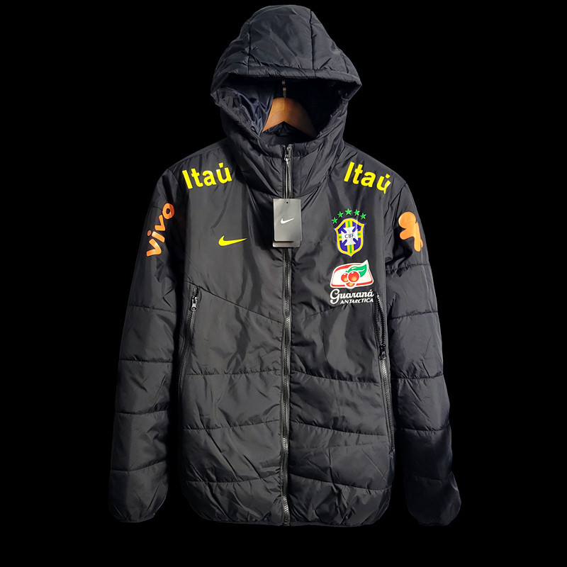 22/23 Brazilian Black Down Jacket S-XXL