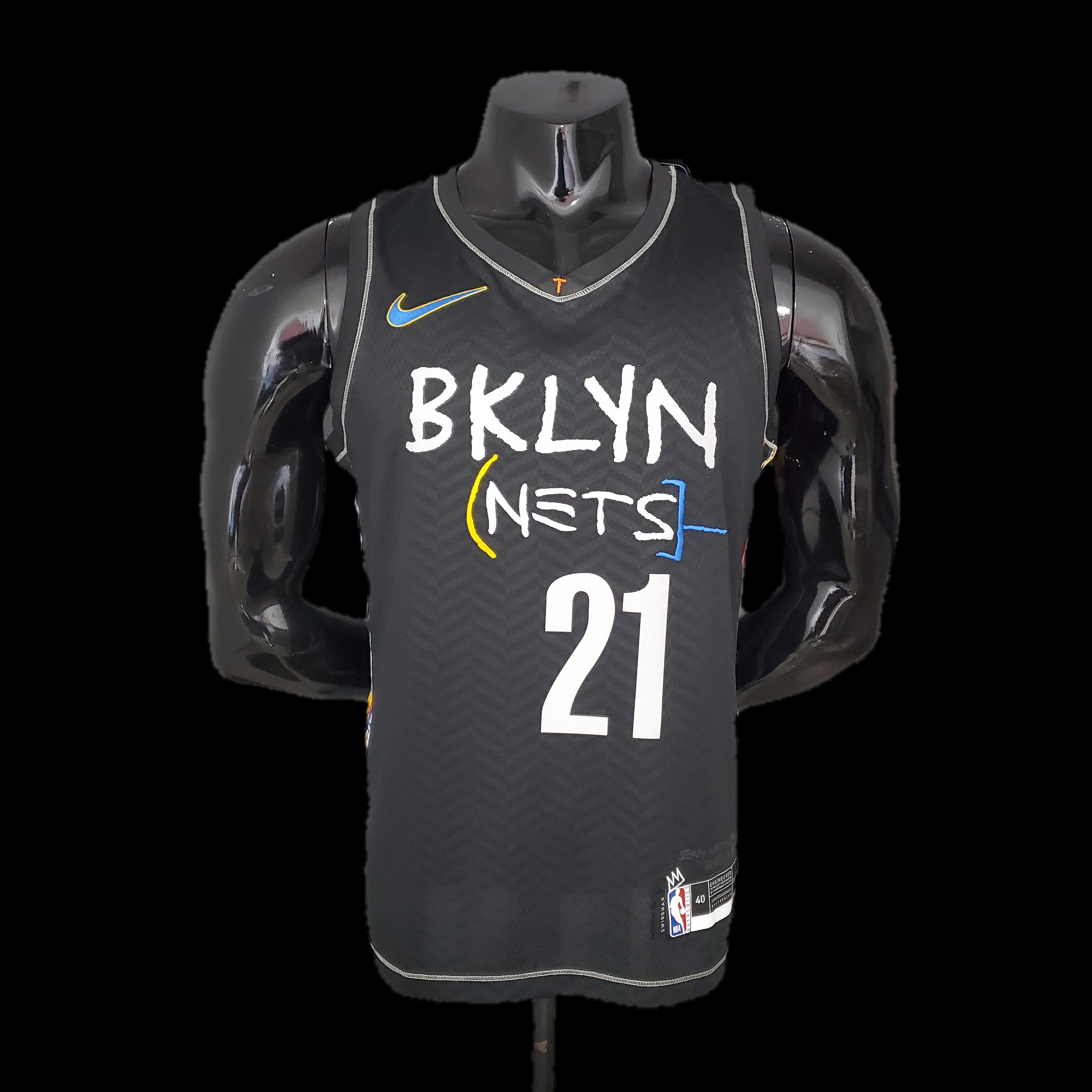 New Brooklyn Nets ALDRIDGE#21 City Edition Black S-XXL