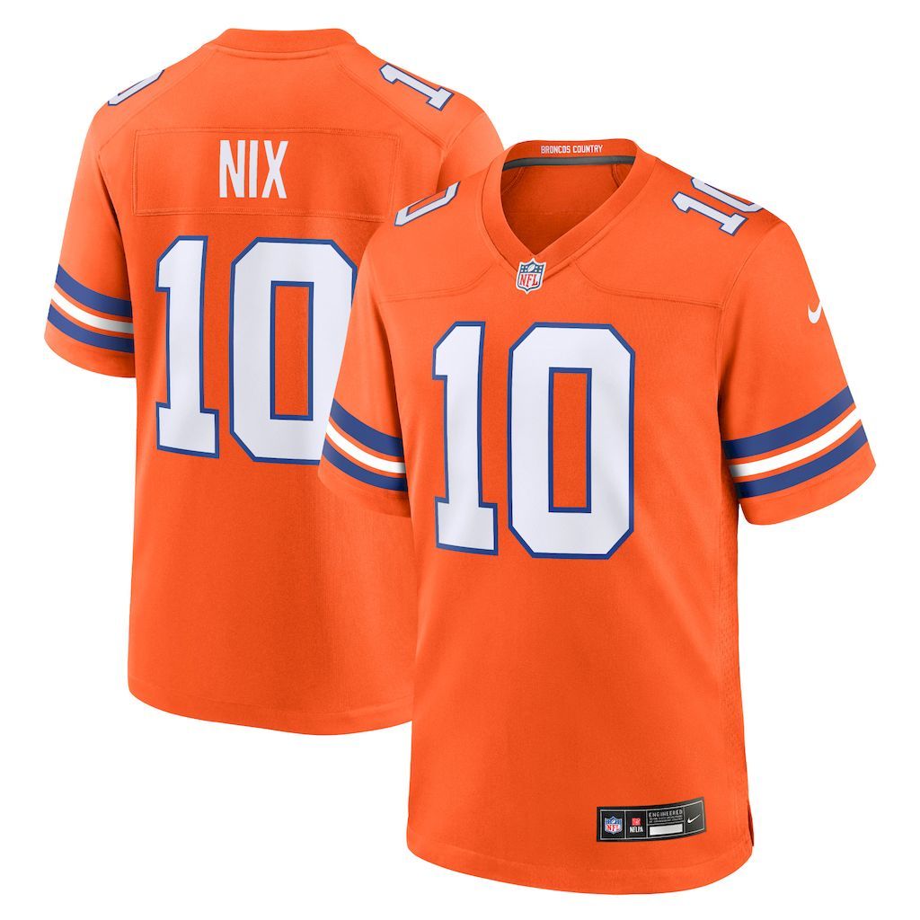 Mens Denver Broncos Bo Nix Nike Orange Mile High Collection 1977.jpg