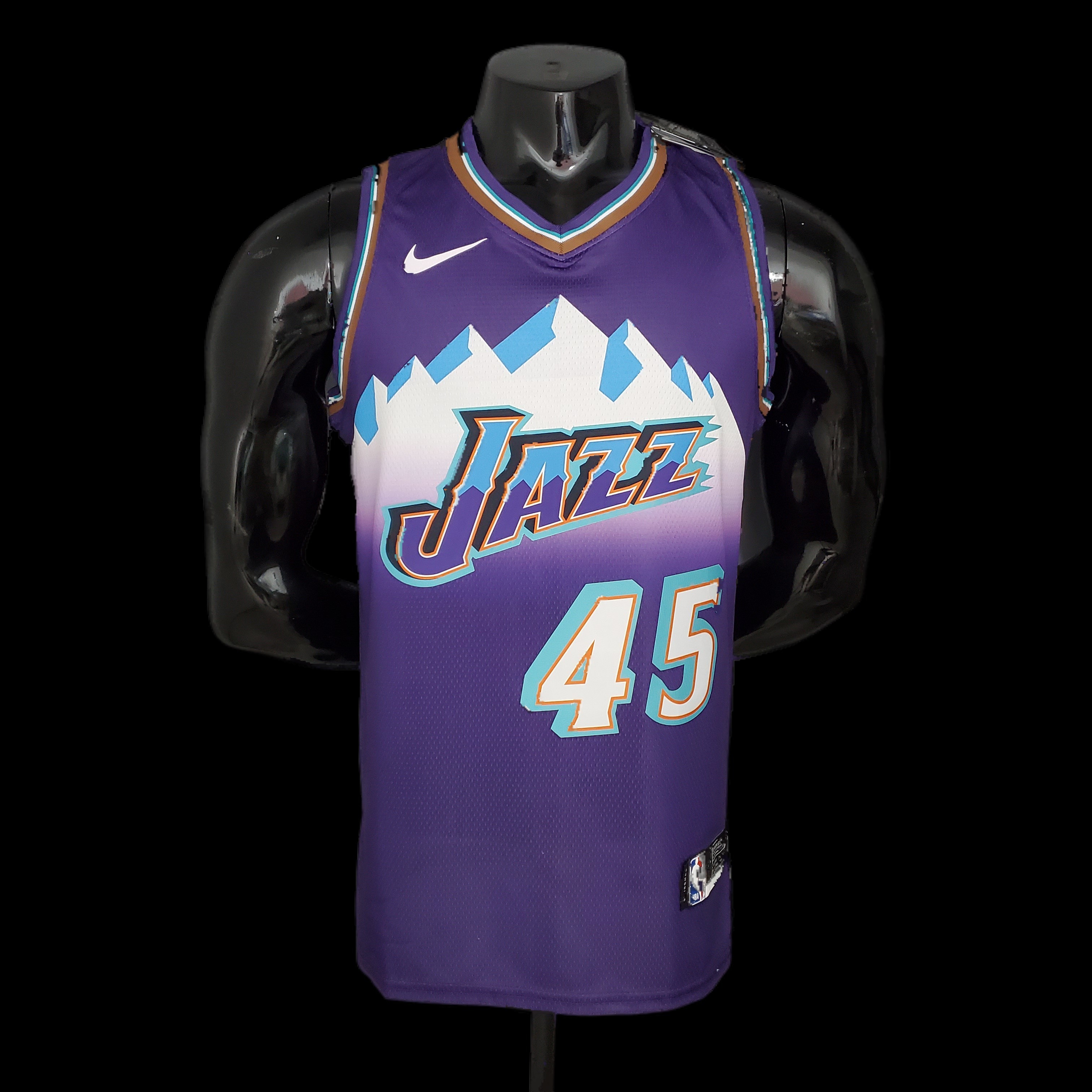 MITCHELL#45 Retro Jazz Snow Mountain Edition Purple S-XXL