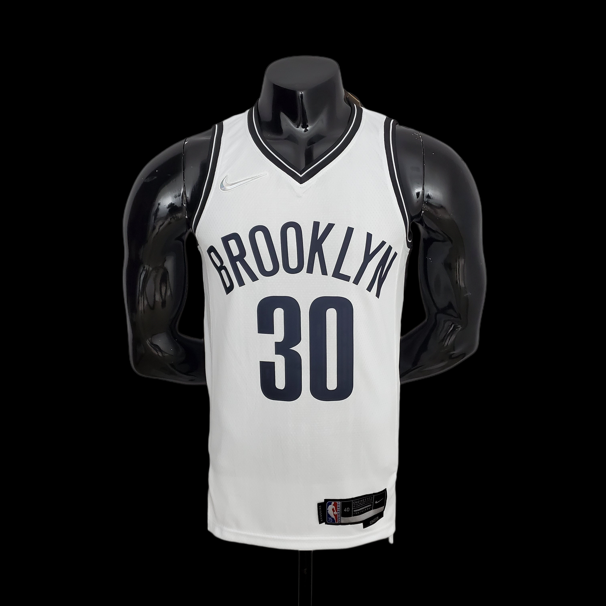 75th Anniversary Curry #30 Nets White NBA Jersey S-XXL