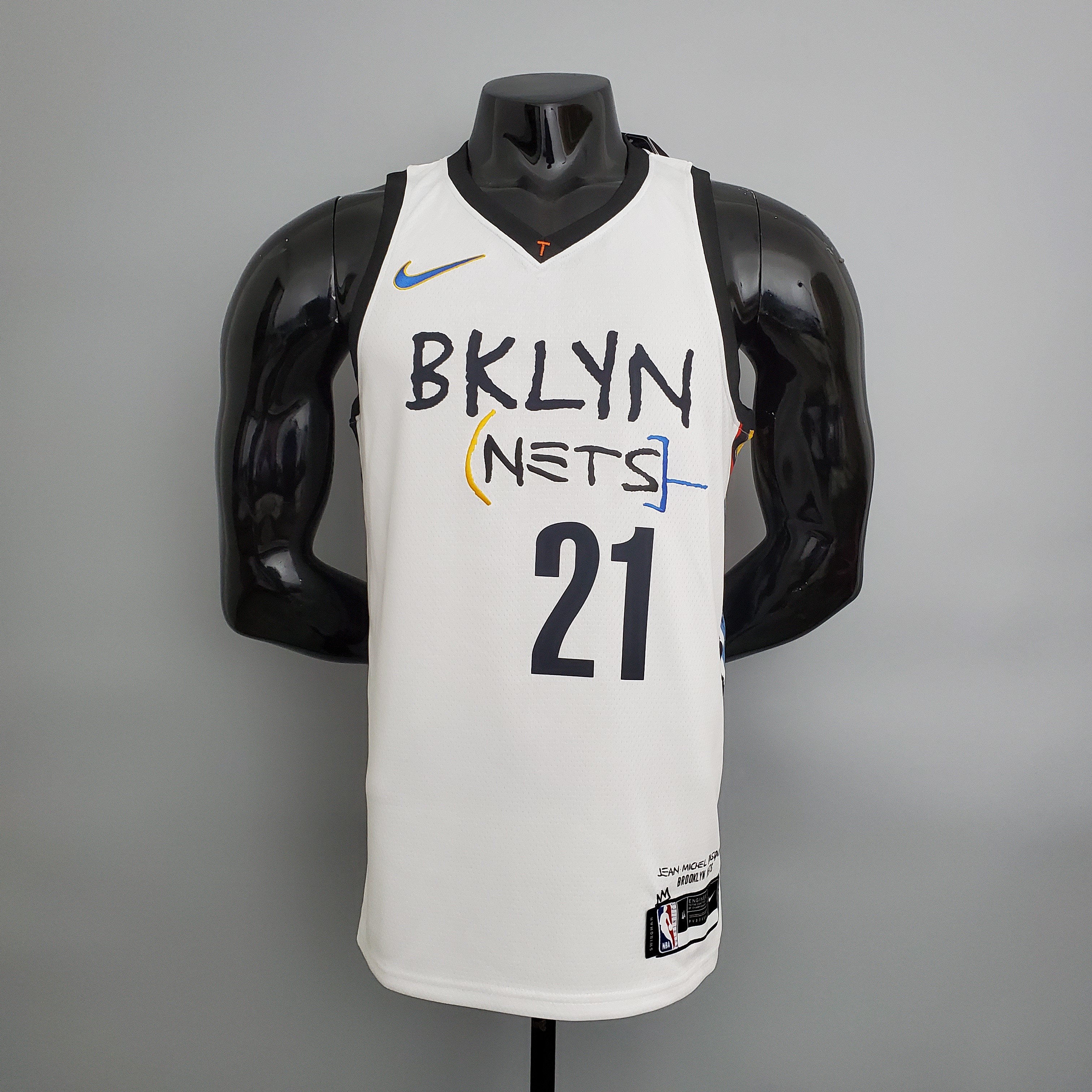 Nets Aldridge #21 graffiti (white) NBA jersey S-XXL