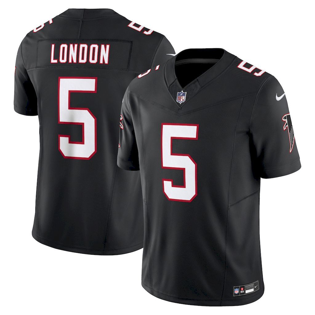 Mens Atlanta Falcons Drake London Nike Black Vapor F.U.S.E. Limit.jpg