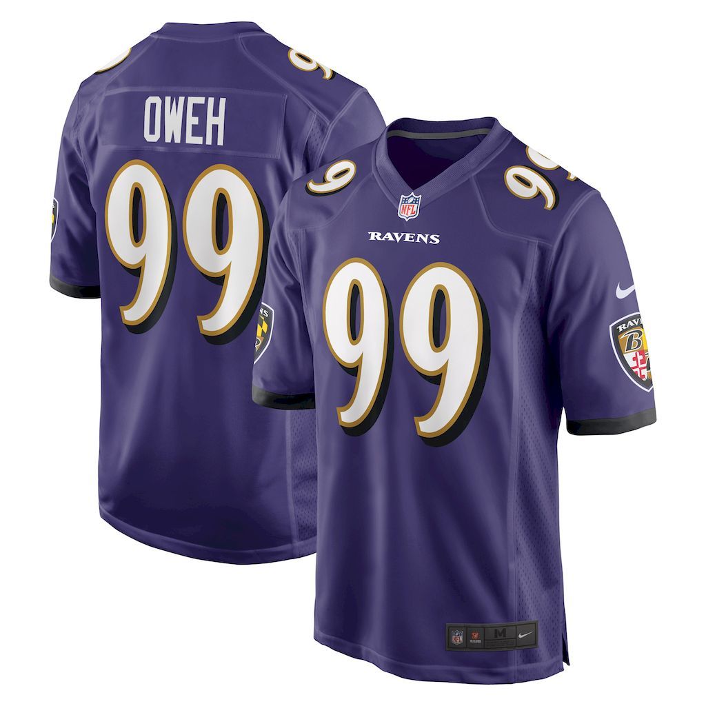 Mens Baltimore Ravens Odafe Oweh Nike Purple Game Jersey.jpg