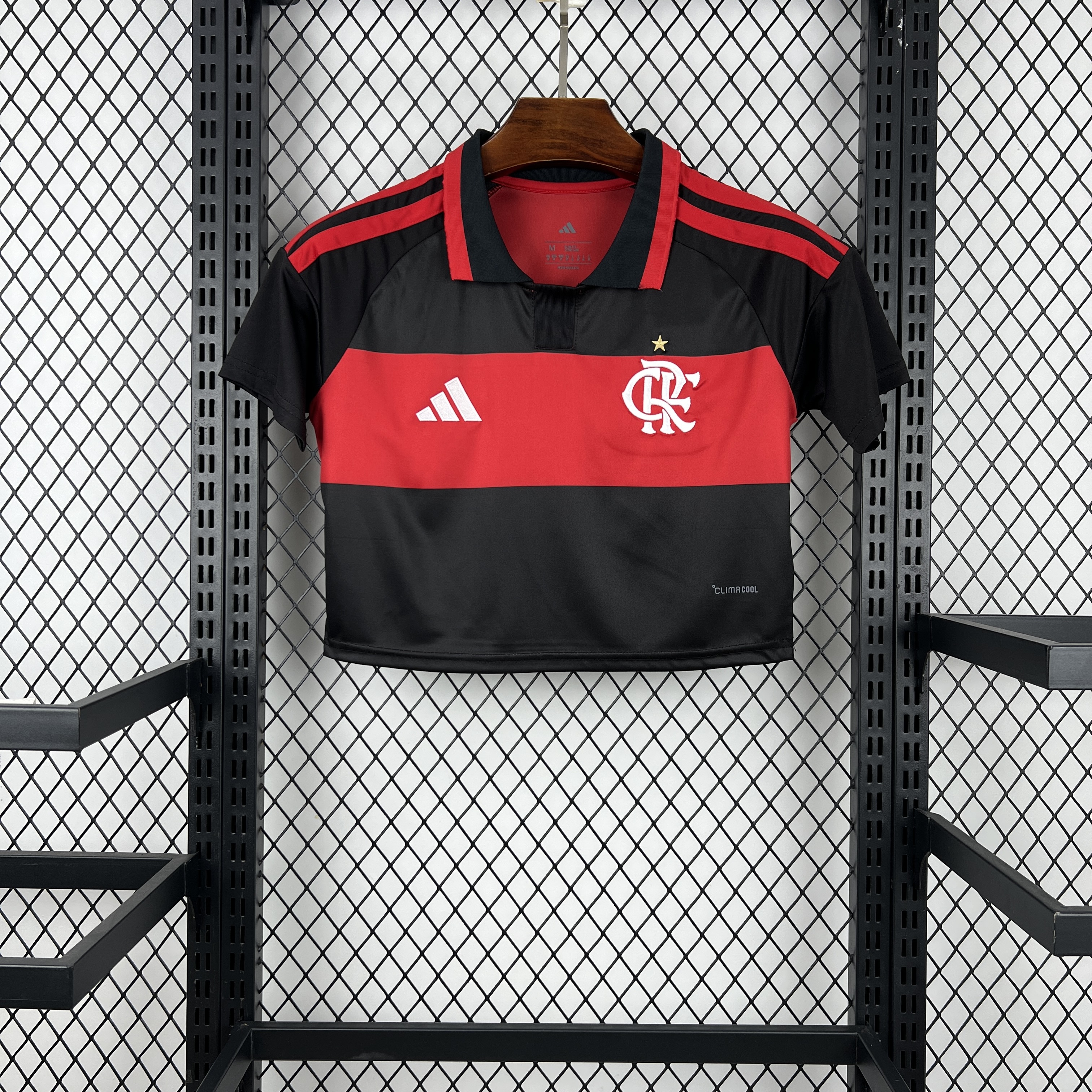 Womens Flamengo Crop Top 2026/27 Home Jersey