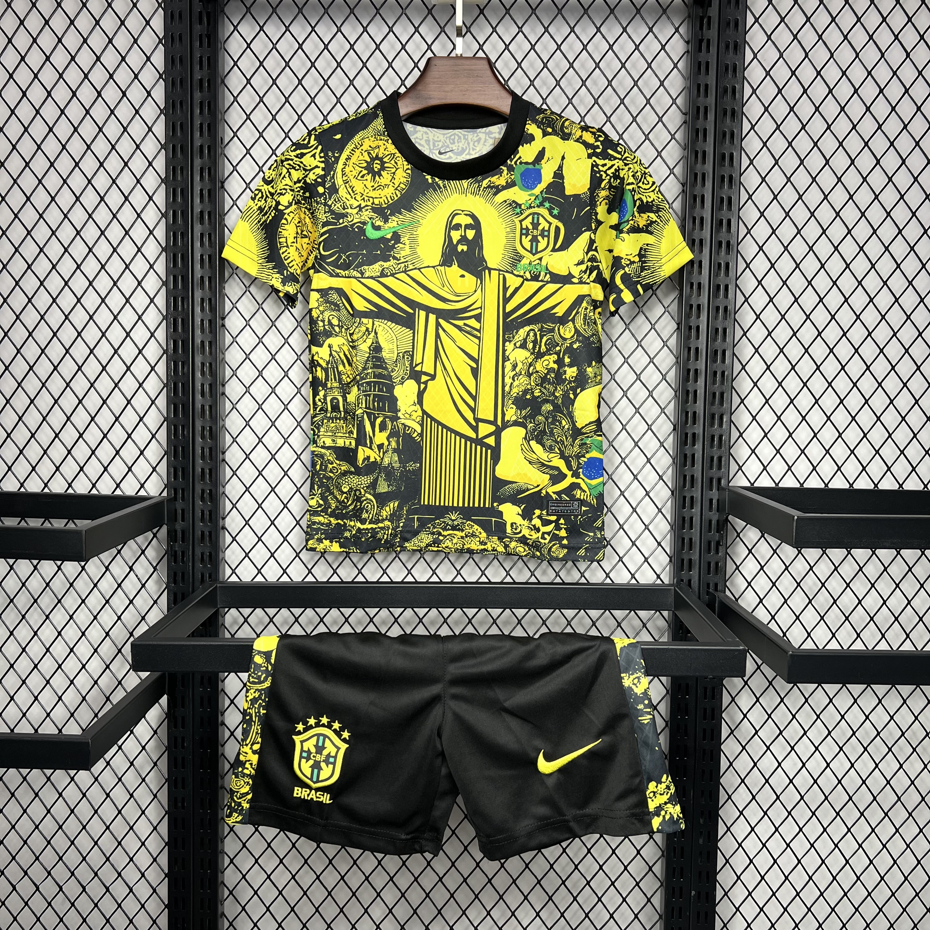 Brazil 2024/25 Special Edition Yellow Kids Kit