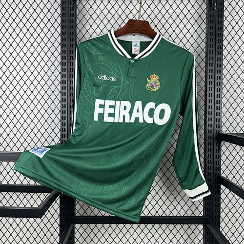 Retro Deportivo de La Coruna 1999/00 Away Long Sleeves Jersey