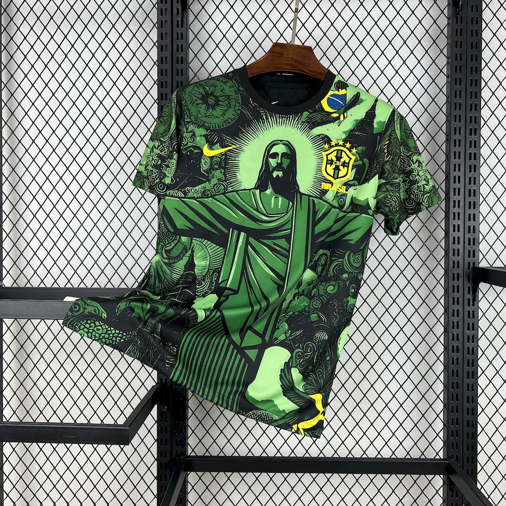 Brazil 2024/25 Special Edition Green Jersey